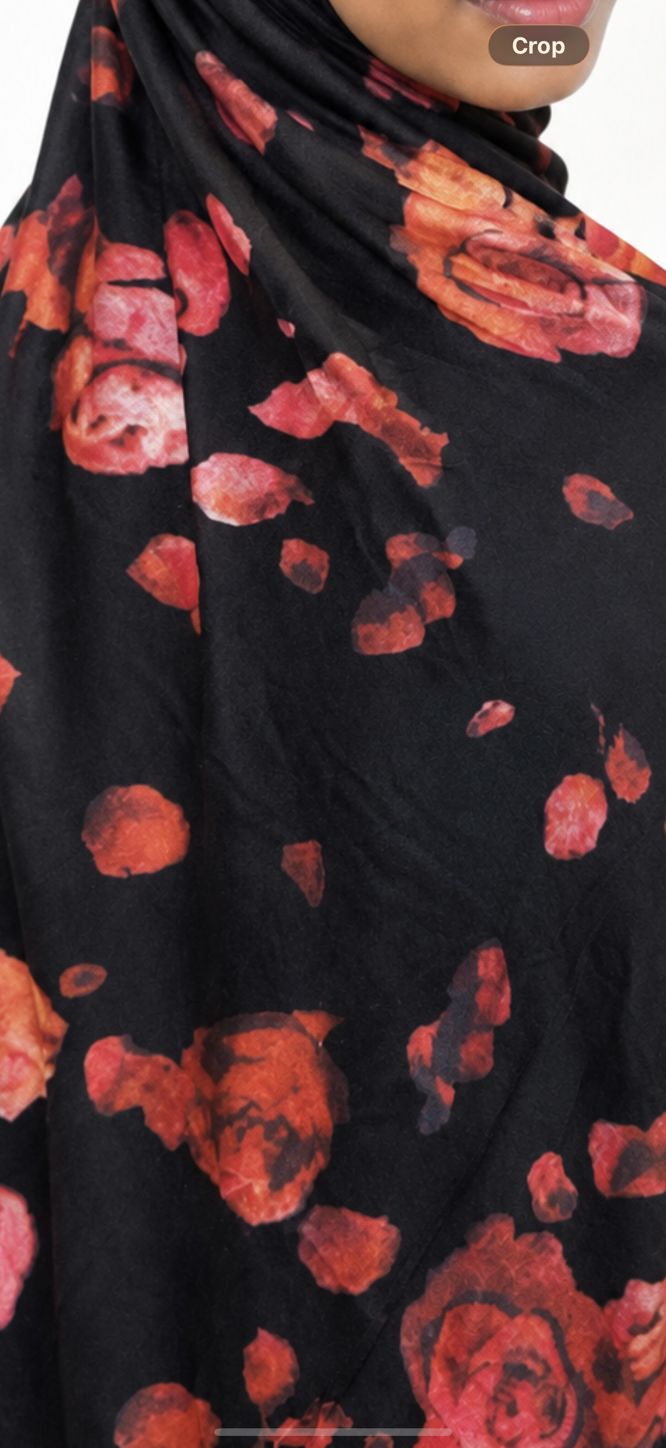 Crimson Bloom jersey hijab