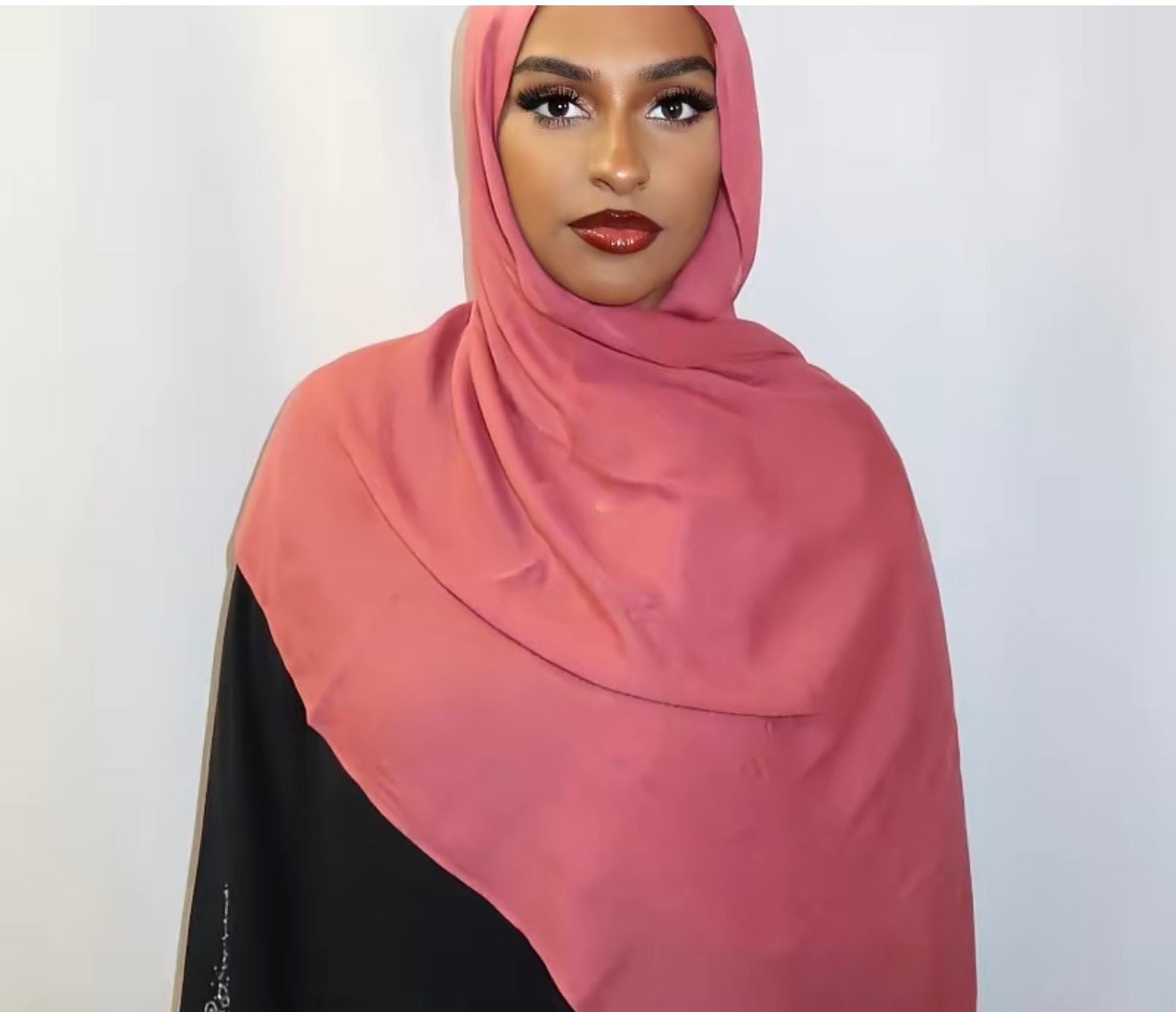 Dusty Rose-Plain Hijab Set
