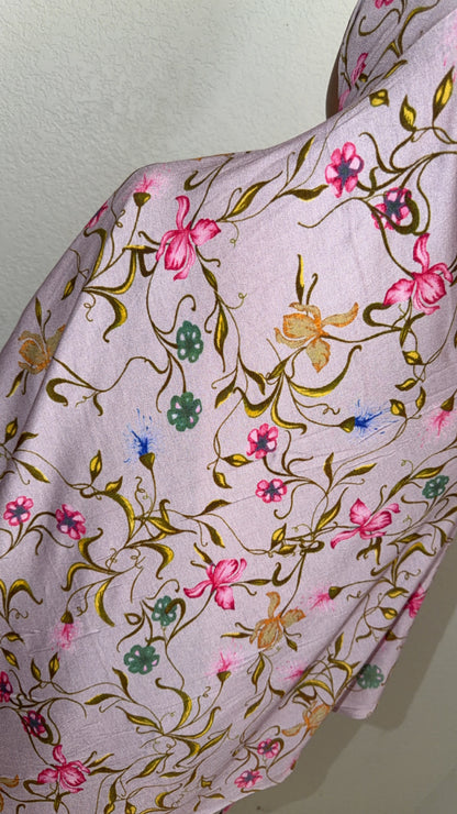 Blush Butterfly jersey hijab