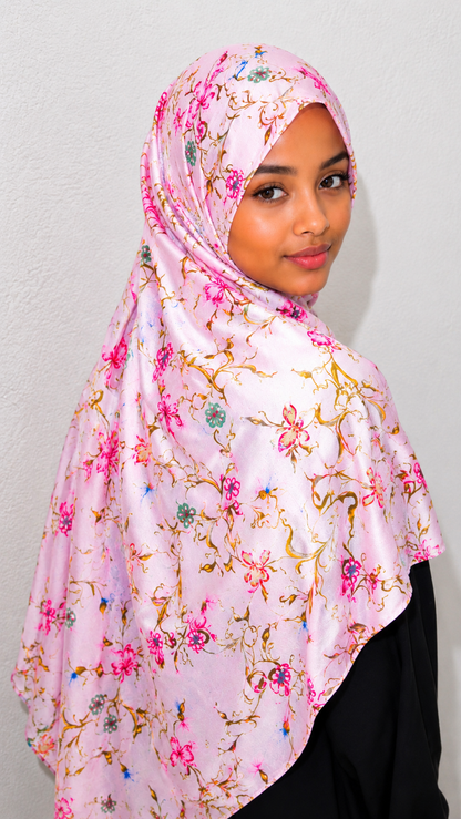 Blush Butterfly jersey hijab