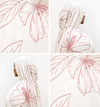 Blush Petal Outline Jersey Hijab Set