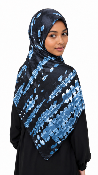 Blue Eclipse jersey hijab