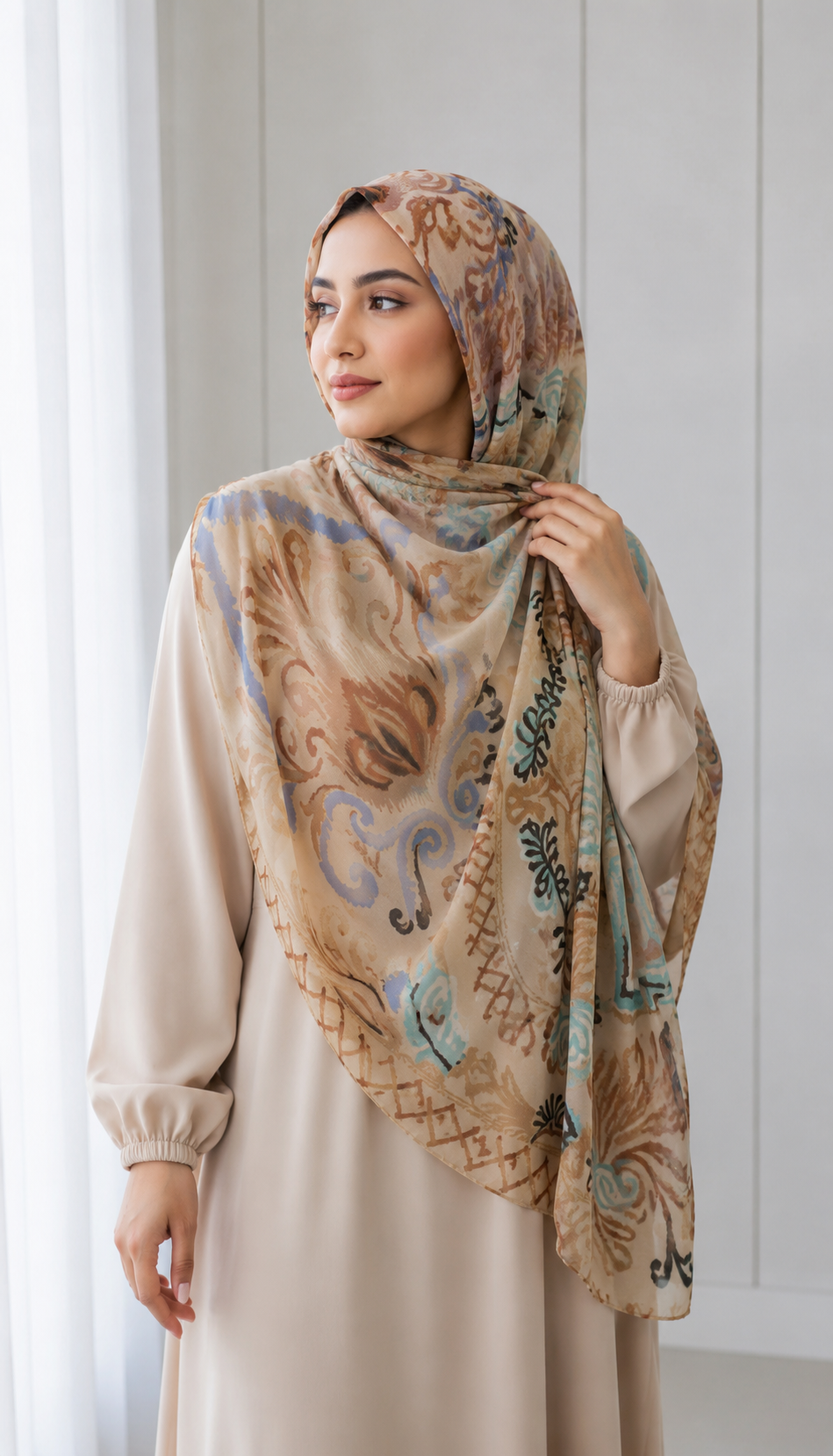 Desert Mosaic modal Hijab set