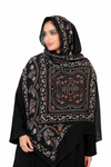 Ebony Mosaic Modal Hijab set