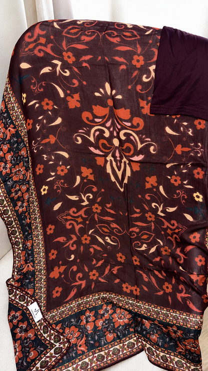 Pashmina modal hijab set