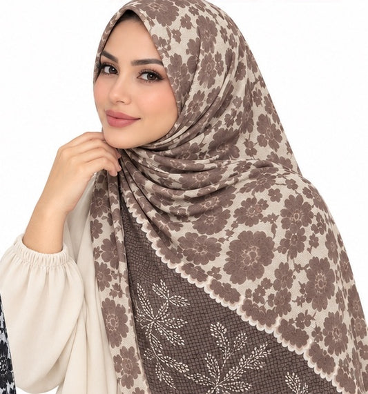 Mocha Jersey Hijab