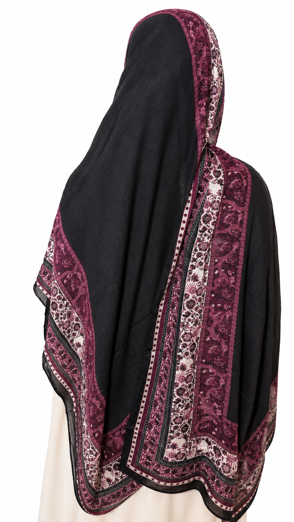 Berry Royale Modal Hijab set