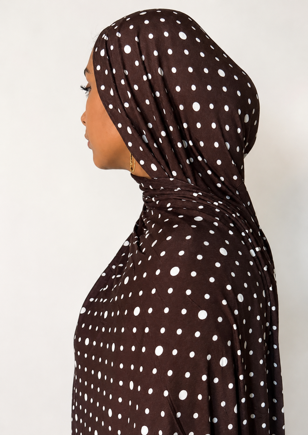 Spotty Jersey Hijab Set