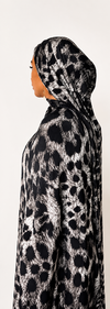 Smoky Leopard Print Jersey Hijab