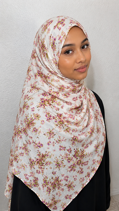 Spring Petals jersey hijab
