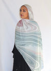 Soft Marble Print Hijab