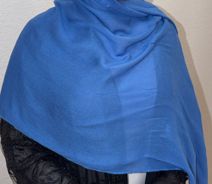 Blue Comfort Hijab and Under Cap Set