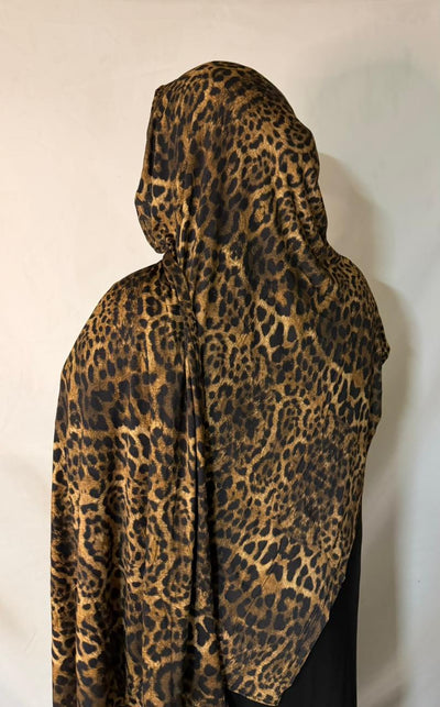 Leopard Jersey Hijab