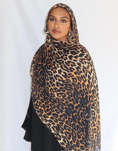 Leopard Print Hijab