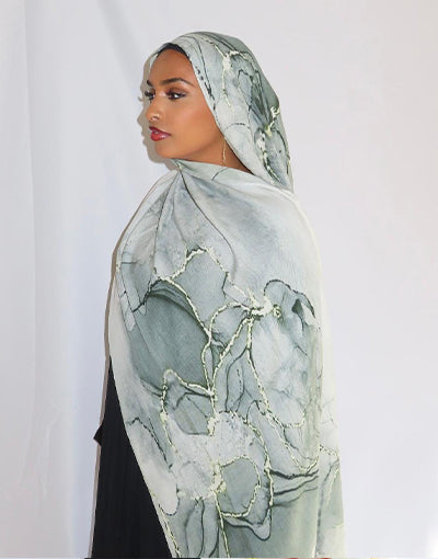 Abstract Bloom Hijab